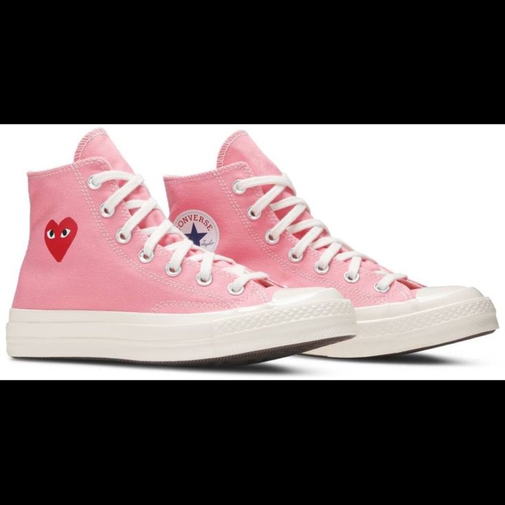 Pink Comme Des Garçon Converse